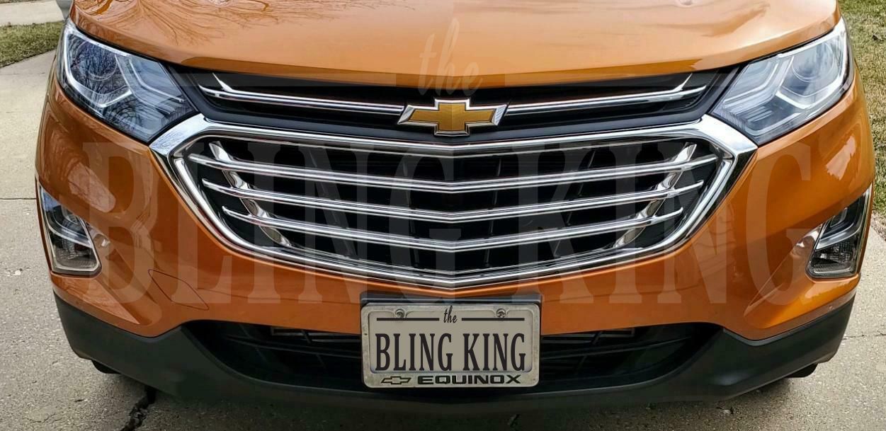 20182019 Chevy Equinox Chrome Grille Insert Grill Overlay Trim 3 pc eBay